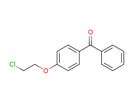 Molecular Structure of 3439-73-4 (4-(2-Chloroethoxy)benzophenone)