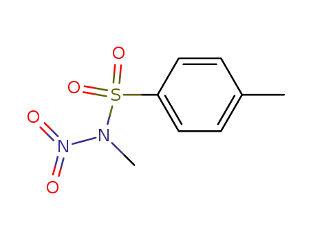 Molecular Structure of 23114-01-4 (Benzenesulfonamide, N,4-dimethyl-N-nitro-)