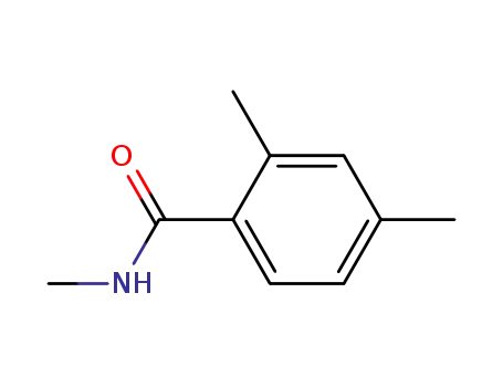 Molecular Structure of 18039-03-7 (Benzamide, N,2,4-trimethyl- (8CI,9CI))