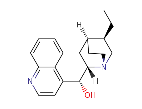 Molecular Structure of 485-64-3 ((8alpha,9R)-10,11-dihydrocinchonan-9-ol)