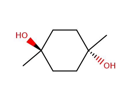Molecular Structure of 56137-57-6 (1,4-dimethylcyclohexane-1,4-diol)