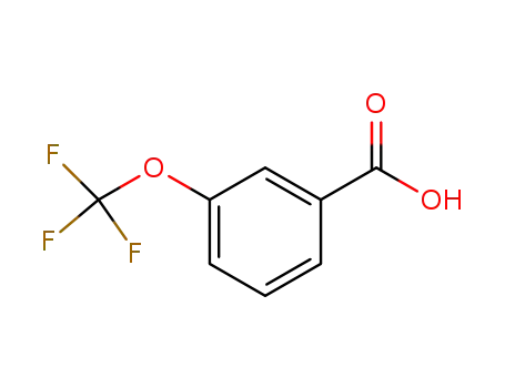 Molecular Structure of 1014-81-9 (3-(Trifluoromethoxy)benzoic acid)