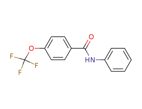 Molecular Structure of 588-80-7 (Benzamide, N-phenyl-4-(trifluoromethoxy)-)