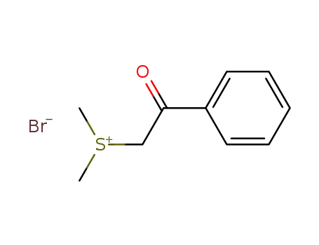 Molecular Structure of 5667-47-0 (DIMETHYL PHENACYL SULFONIUM BROMIDE)