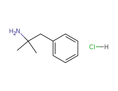 Molecular Structure of 1197-21-3 (PHENTERMINE HYDROCHLORIDE)