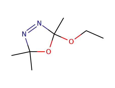 Molecular Structure of 87937-99-3 (1,3,4-Oxadiazole, 2-ethoxy-2,5-dihydro-2,5,5-trimethyl-)