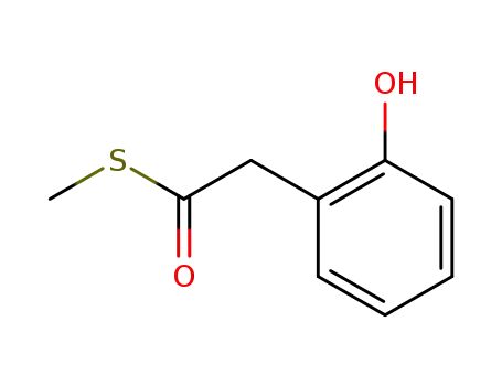 Benzeneethanethioic acid, 2-hydroxy-, S-methyl ester