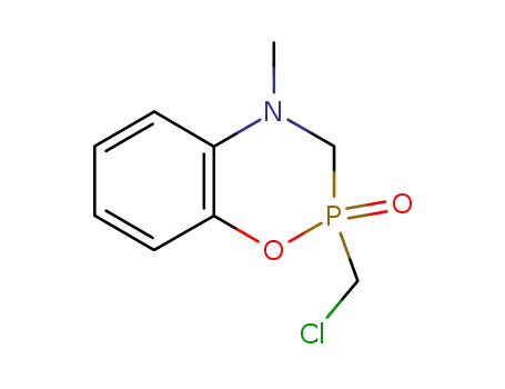 Molecular Structure of 144139-86-6 (2H-1,4,2-Benzoxazaphosphorine,
2-(chloromethyl)-3,4-dihydro-4-methyl-, 2-oxide)