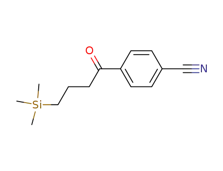 Benzonitrile, 4-[1-oxo-4-(trimethylsilyl)butyl]-