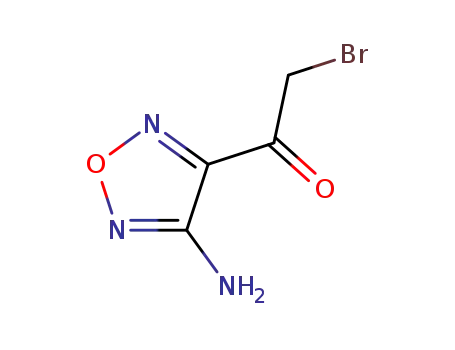 Ethanone, 1-(4-amino-1,2,5-oxadiazol-3-yl)-2-bromo- (9CI)