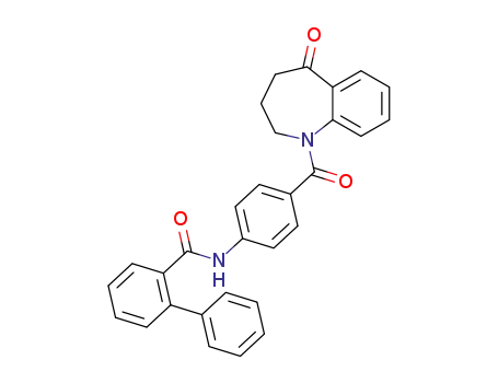 N-(4-(5-oxo-2,3,4,5-tetrahydro-1H-benzo[b]azepine-1-carbonyl)phenyl)biphenyl-2-carboxamide