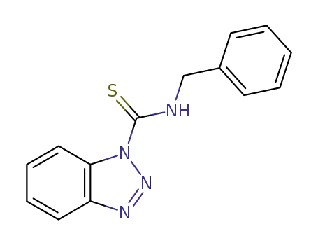 N-BENZYL-1H-BENZOTRIAZOLE-1-카르보티오암&