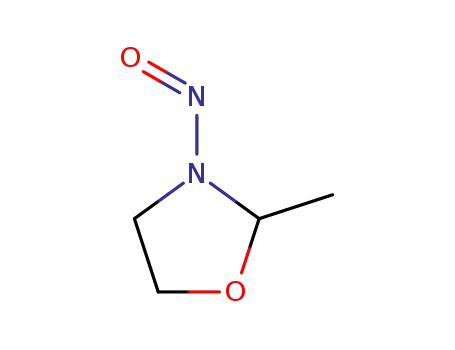 Molecular Structure of 39884-53-2 (2-Methyl-3-nitrosooxazolidine)