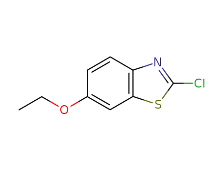 Molecular Structure of 79071-17-3 (2-CHLORO-6-ETHOXY-1,3-BENZOTHIAZOLE)