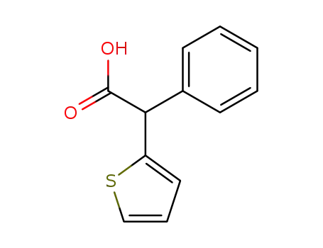 Molecular Structure of 6343-63-1 (phenyl(thiophen-2-yl)acetic acid)