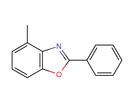 Molecular Structure of 77791-11-8 (Benzoxazole, 4-methyl-2-phenyl-)