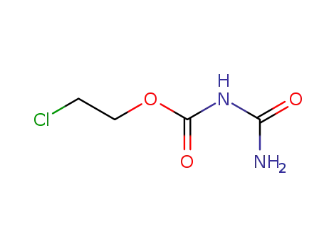 Molecular Structure of 88795-43-1 (Carbamic acid, (aminocarbonyl)-, 2-chloroethyl ester)