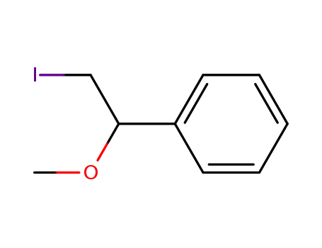 Benzene, (2-iodo-1-methoxyethyl)-