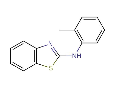 Molecular Structure of 25717-12-8 (BENZOTHIAZOL-2-YL-O-TOLYL-AMINE)