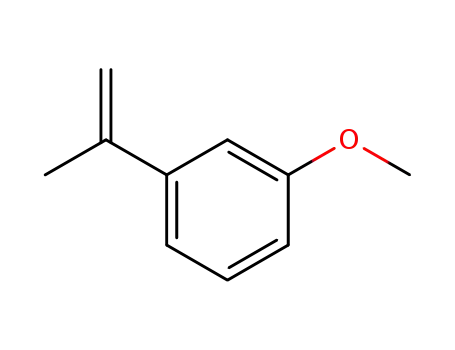 Molecular Structure of 25108-57-0 (Benzene, 1-methoxy-3-(1-methylethenyl)-)