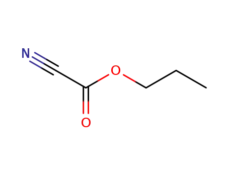 Molecular Structure of 5532-83-2 (Carbonocyanidic acid, propyl ester)