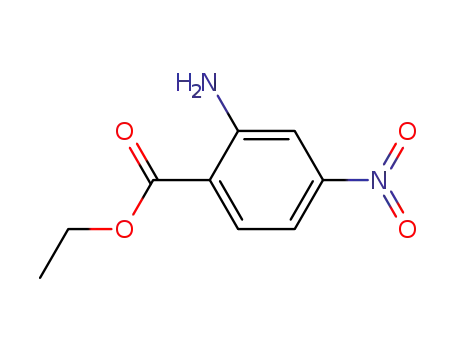 Molecular Structure of 55204-24-5 (2-amino-4-nitro-benzoic acid ethyl ester)
