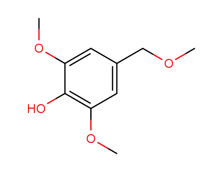 Molecular Structure of 60824-64-8 (Phenol, 2,6-dimethoxy-4-(methoxymethyl)-)