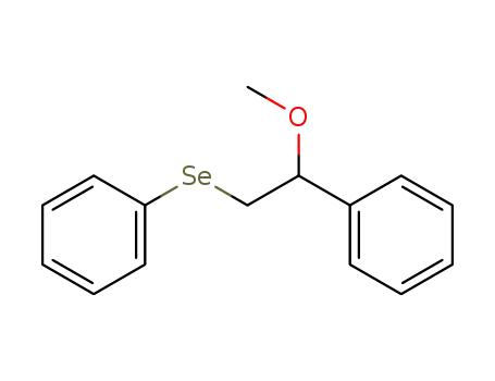 [(2-Methoxy-2-phenylethyl)selanyl]benzene