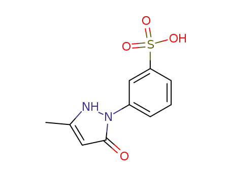 Benzenesulfonic acid, 3-(2,5-dihydro-3-methyl-5-oxo-1H-pyrazol-1-yl)-