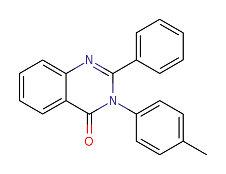 Molecular Structure of 37856-14-7 (4(3H)-Quinazolinone, 3-(4-methylphenyl)-2-phenyl-)
