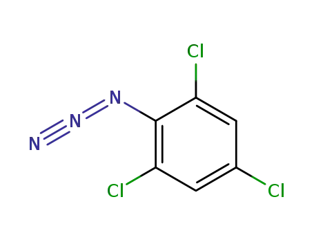 Molecular Structure of 61371-35-5 (2,4,6-trichlorophenyl azide)