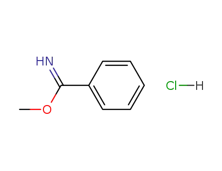 Molecular Structure of 5873-90-5 (METHYL BENZIMIDATE HYDROCHLORIDE)