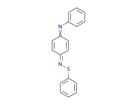 Molecular Structure of 82993-63-3 (Benzenesulfenamide, N-[4-(phenylimino)-2,5-cyclohexadien-1-ylidene]-)