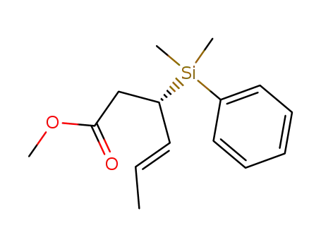 (3S,4E)-Methyl 3-(dimethylphenylsilyl)-4-hexenoate