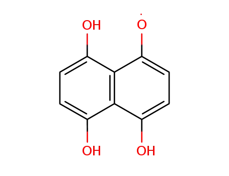 Molecular Structure of 85213-82-7 (1-Naphthalenyloxy, 4,5,8-trihydroxy-)