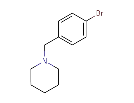 Molecular Structure of 178162-69-1 (1-(4-BROMO-BENZYL)-PIPERIDINE)