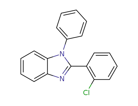 Molecular Structure of 57492-47-4 (1-Phenyl-2-(2-chlorophenyl)benzimidazole)