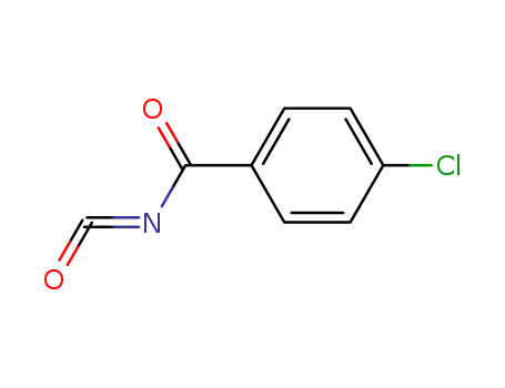 Molecular Structure of 4461-36-3 (Benzoyl isocyanate, 4-chloro-)