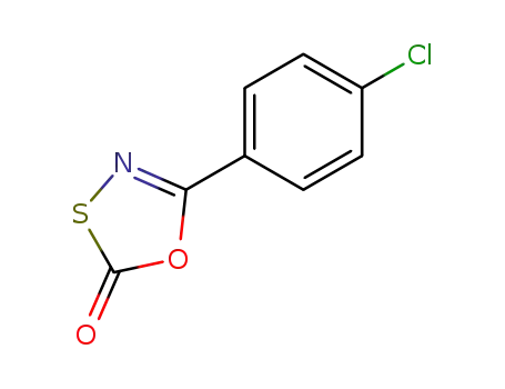 Molecular Structure of 17452-79-8 (1,3,4-Oxathiazol-2-one, 5-(4-chlorophenyl)-)