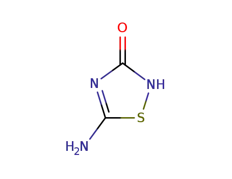 Molecular Structure of 59221-06-6 (5-amino-1,2,4-thiadiazol-3(2H)-one)