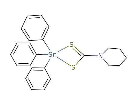 triphenylstannanylium piperidine-1-carbodithioate