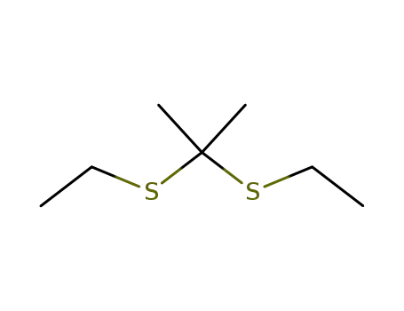 Molecular Structure of 14252-45-0 (Acetone diethyl dithioacetal)