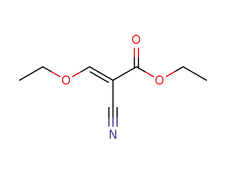 Molecular Structure of 42466-67-1 ((E)-Ethyl 2-cyano-3-ethoxyacrylate)