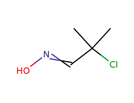 Molecular Structure of 18537-69-4 (2-chloro-2-methylpropionaldehyde oxime)