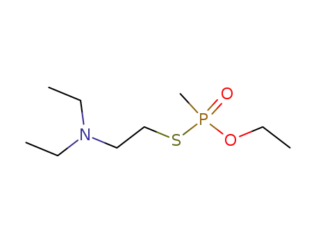 2-[ethoxy(methyl)phosphoryl]sulfanyl-N,N-diethylethanamine