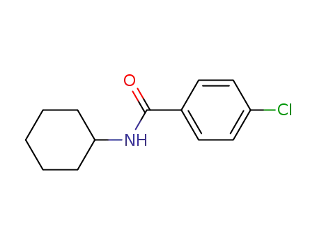 Molecular Structure of 57707-20-7 (4-Chloro-N-cyclohexylbenzamide)
