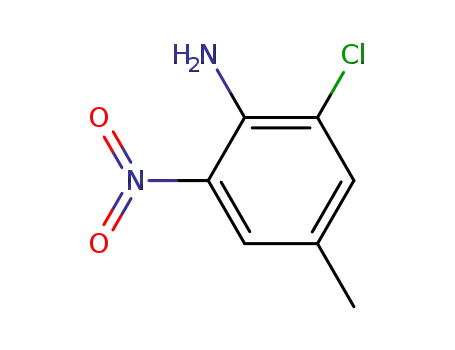 Benzenamine,2-chloro-4-methyl-6-nitro- cas  5465-33-8