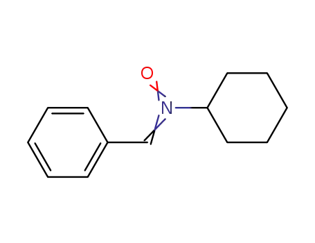 Molecular Structure of 3376-25-8 (N-benzylidene-N-cyclohexylamine oxide)
