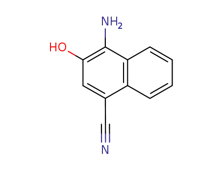 Molecular Structure of 50380-74-0 (4-amino-3-hydroxynaphthalene-1-carbonitrile)