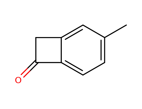 Molecular Structure of 126889-61-0 (Bicyclo[4.2.0]octa-1,3,5-trien-7-one, 3-methyl-)